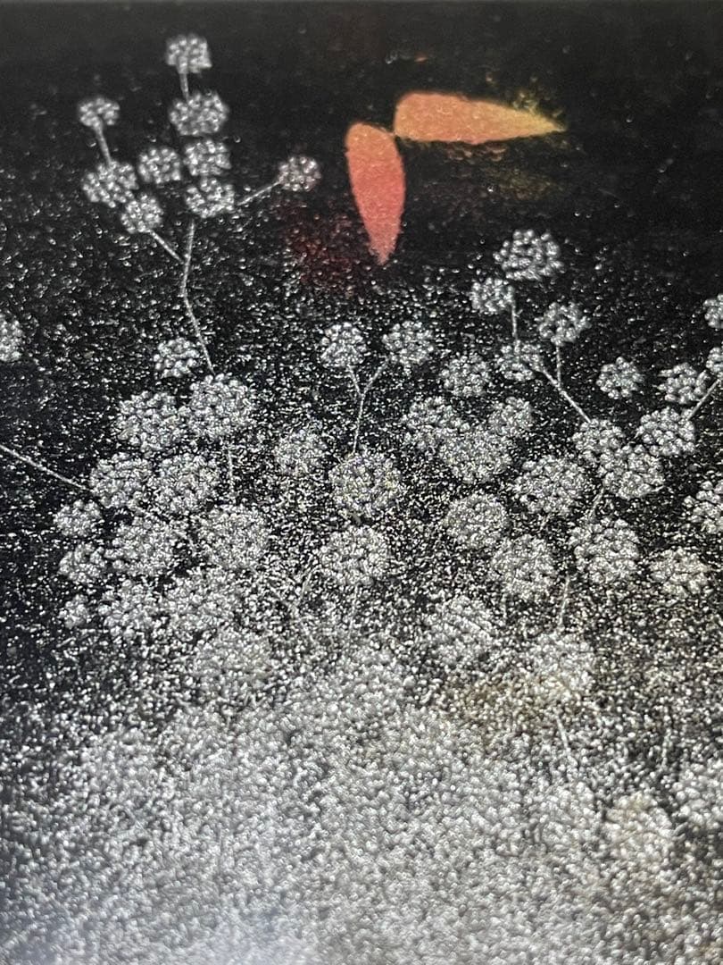 輪島塗 作品(額装) 角 康二先生作品　ミニ色紙サイズ