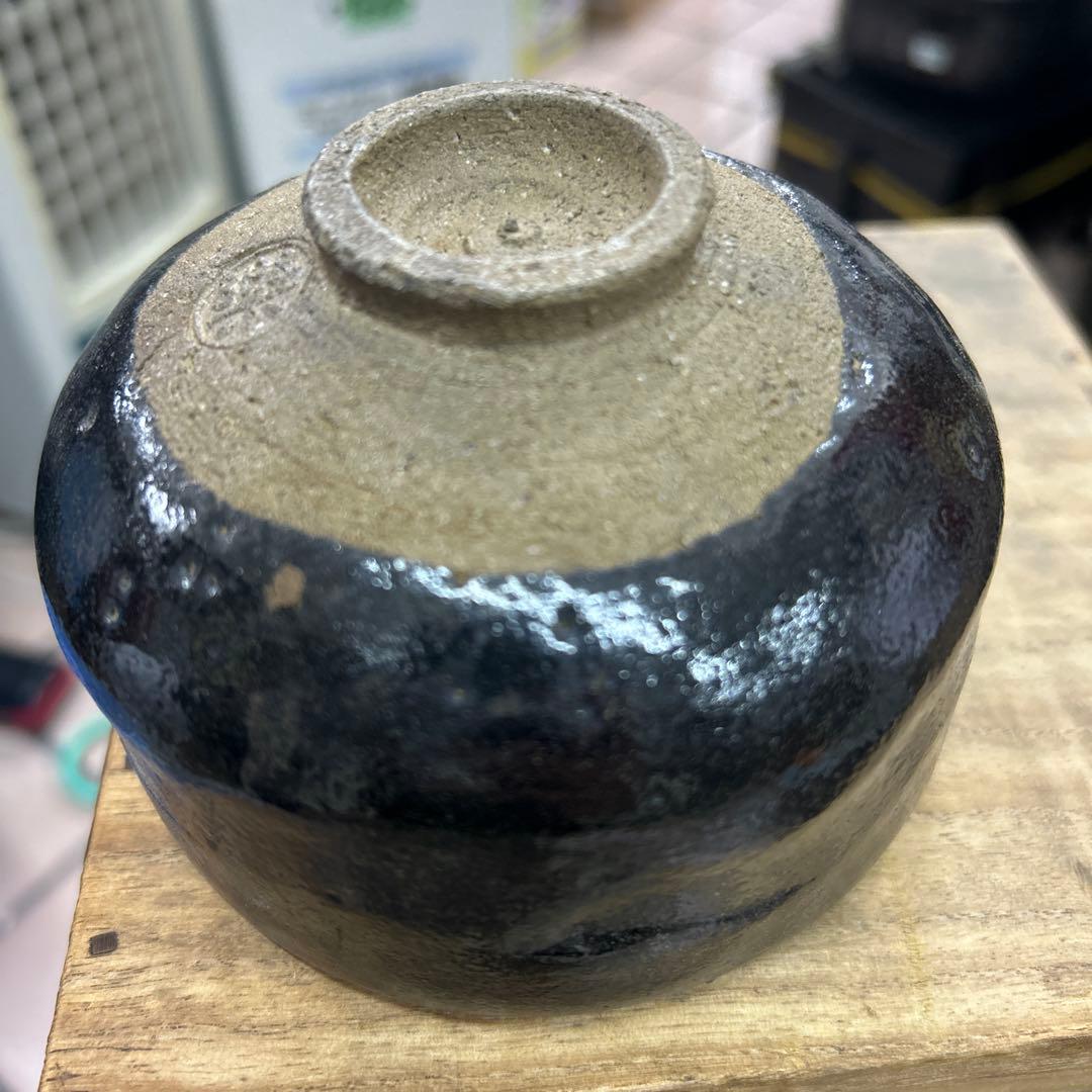 茶道具セット　一式　木製収納箱付き　お稽古・習い事用など　　落款入り黒楽茶碗