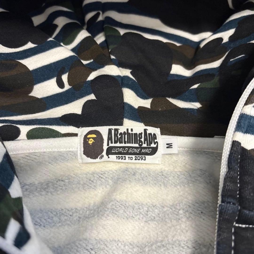 A Bathing Ape 迷彩柄 フルジップパーカー M