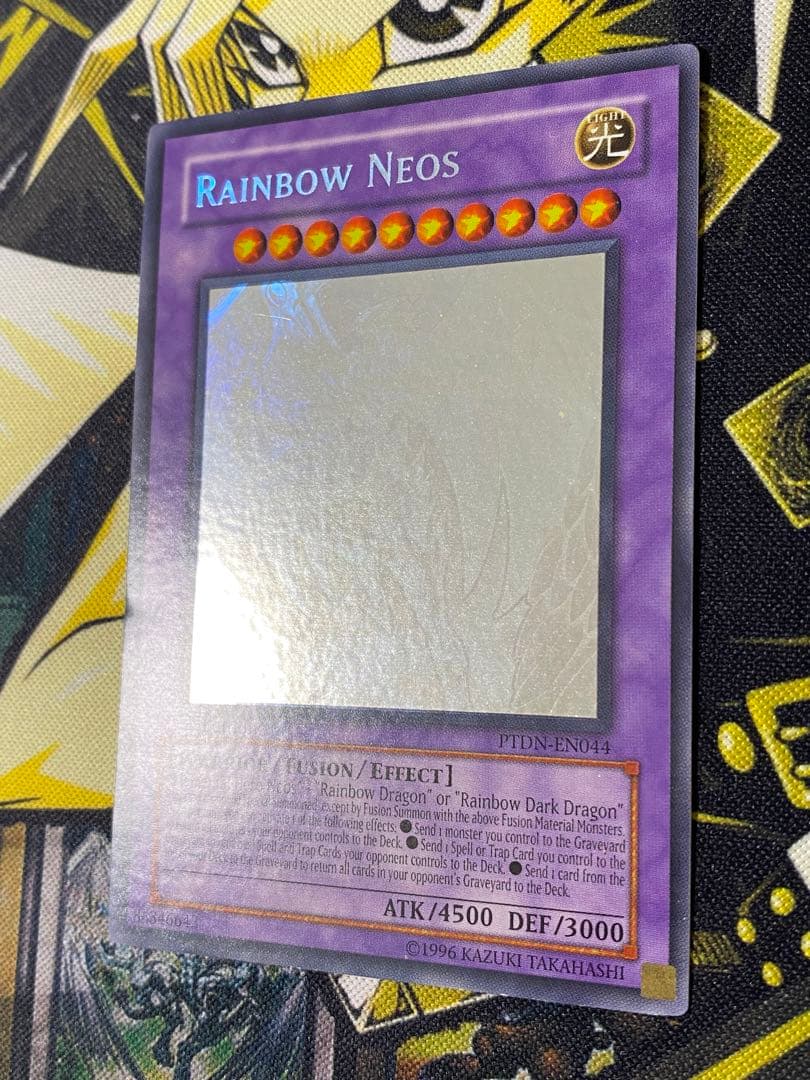 遊戯王 レインボーネオス 英語版 ホログラフィック ホロ ゴースト 1st ②