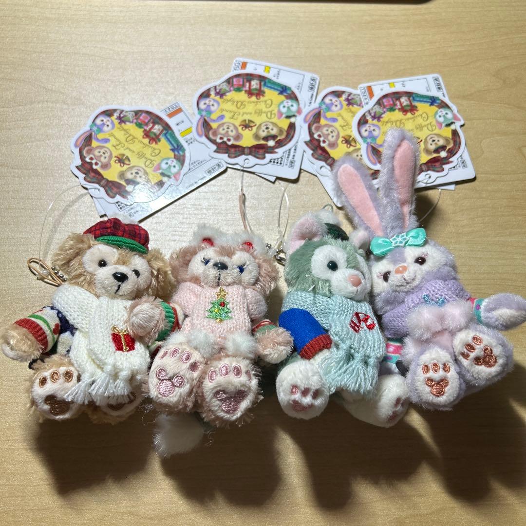 ダッフィー　クリスマスディライト　ぬいぐるみストラップ☆新品☆