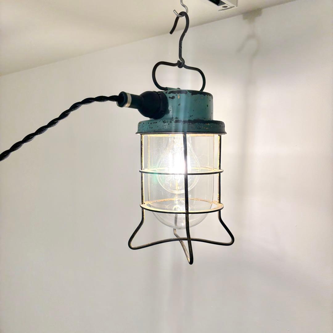 ランタン型 ランプ 吊照明 ペンダントライト インダストリアル シャビー
