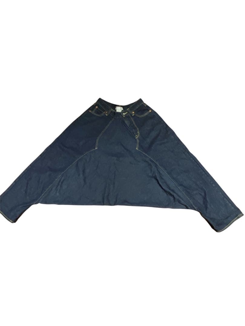 GANRYU サルエルパンツ Mサイズ デニムカーゴ　コムデギャルソン