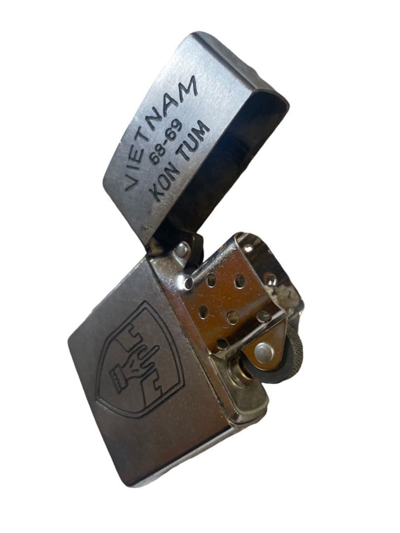 米陸軍本物ベトナムZippo1968 南ベトナム軍事援助司令部希少品