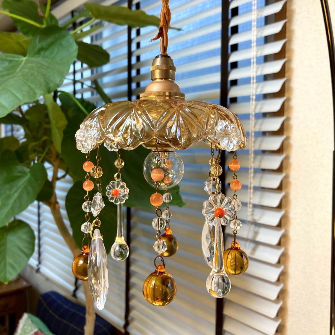 ミニシャンデリア（winter）1920年　フランスアンティーク　ランプ