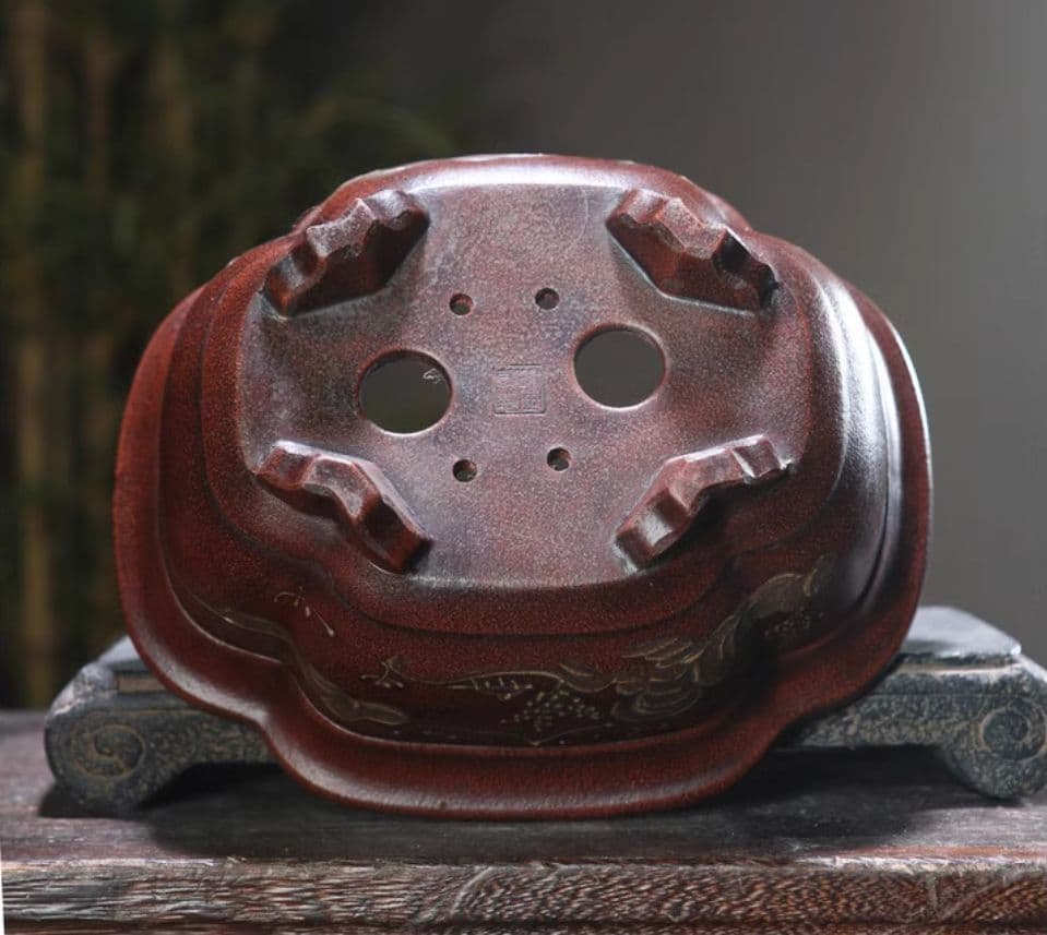 中国宜興 紫砂鉢 小花鉢 菖蒲盆栽 多肉植木鉢 小品盆栽鉢 大品盆栽鉢