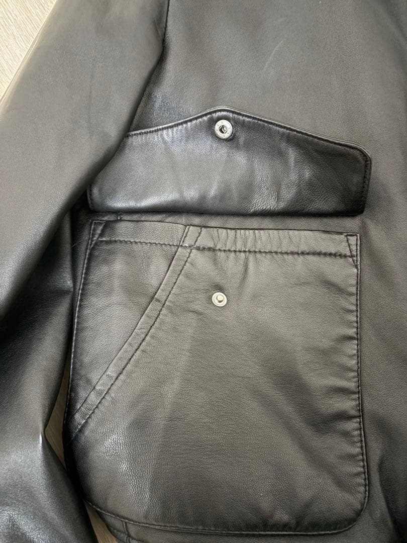 ジャケット・アウター UNITED ARROWS sheepskin leather jacket L