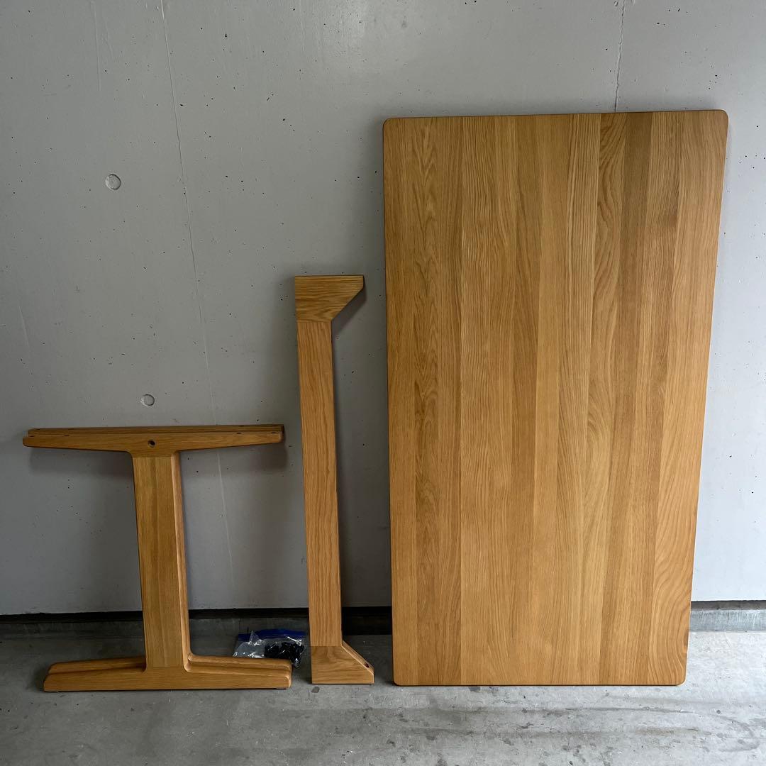 K*★無印 木製リビングダイニングテーブル・オーク材