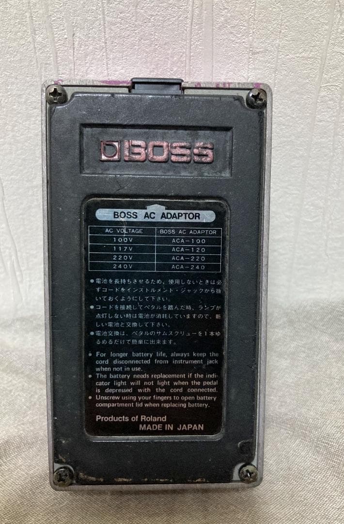 BOSS Flanger フランジャー BF-2 ゴムパーツおまけ付き