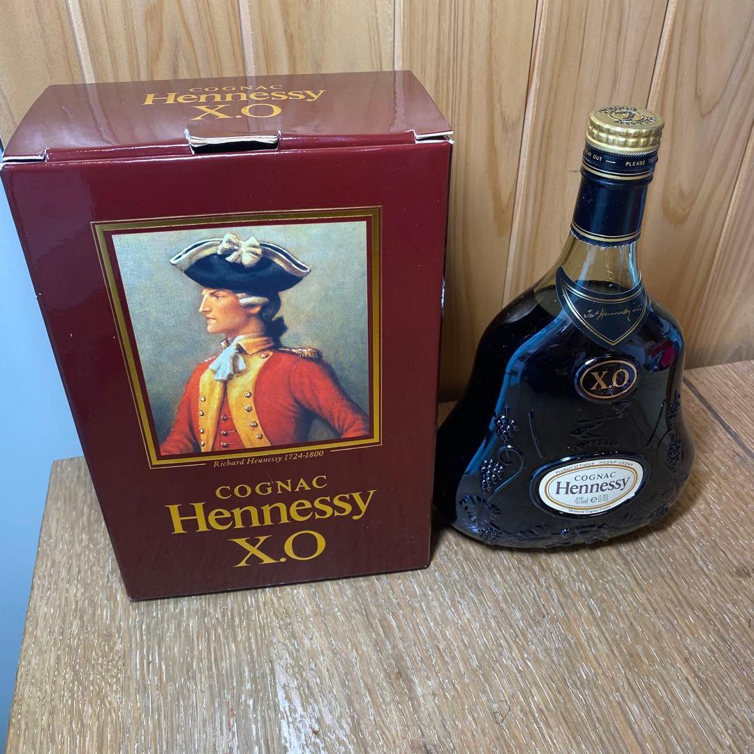 【未開封】Hennessy ヘネシーX.O 700mlグリーンボトル　金キャップ