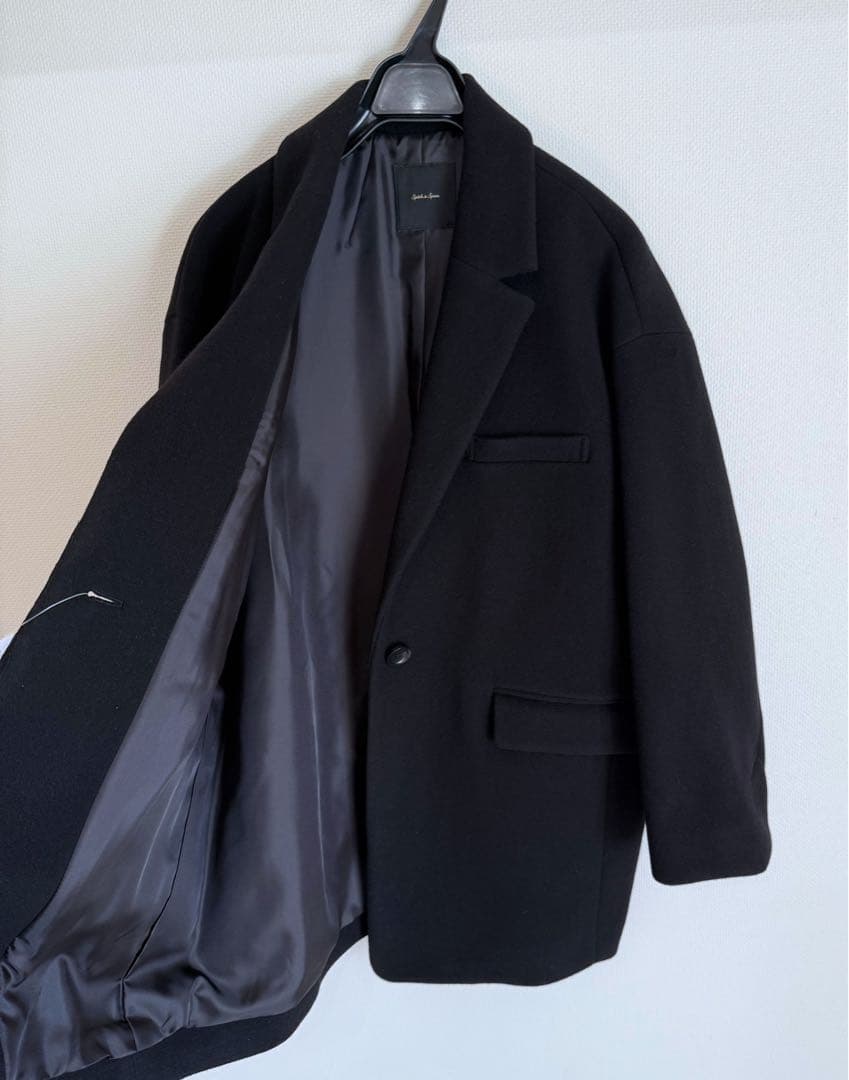 新品タグ付き　Spick&Span モッサジャケットライクコート38ブラック