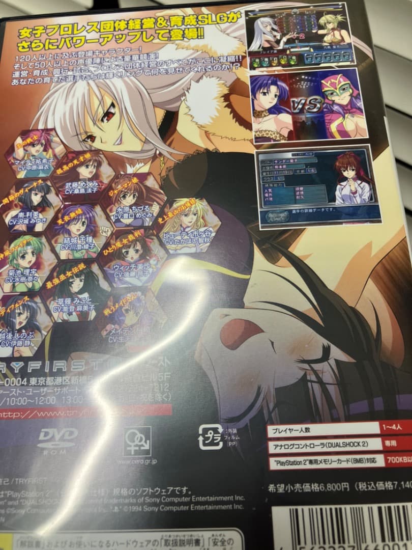 ぱ*ん様 ps2 レッスルエンジェルズ サバイバー2　攻略本付き