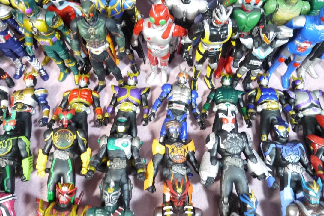 ライダーヒーローシリーズ　ビッグサイズソフビフィギュア　115体セット