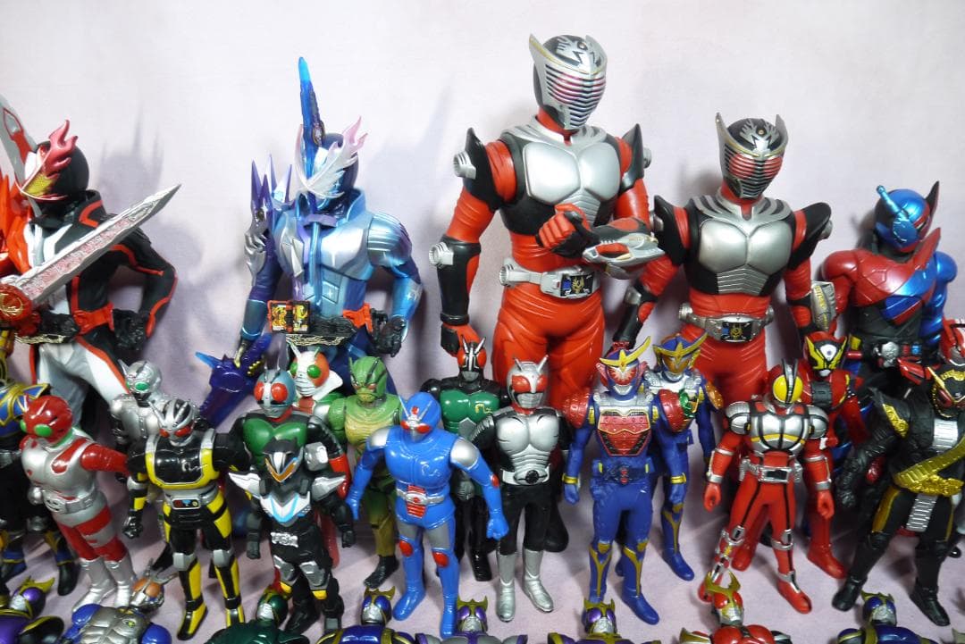 ライダーヒーローシリーズ　ビッグサイズソフビフィギュア　115体セット