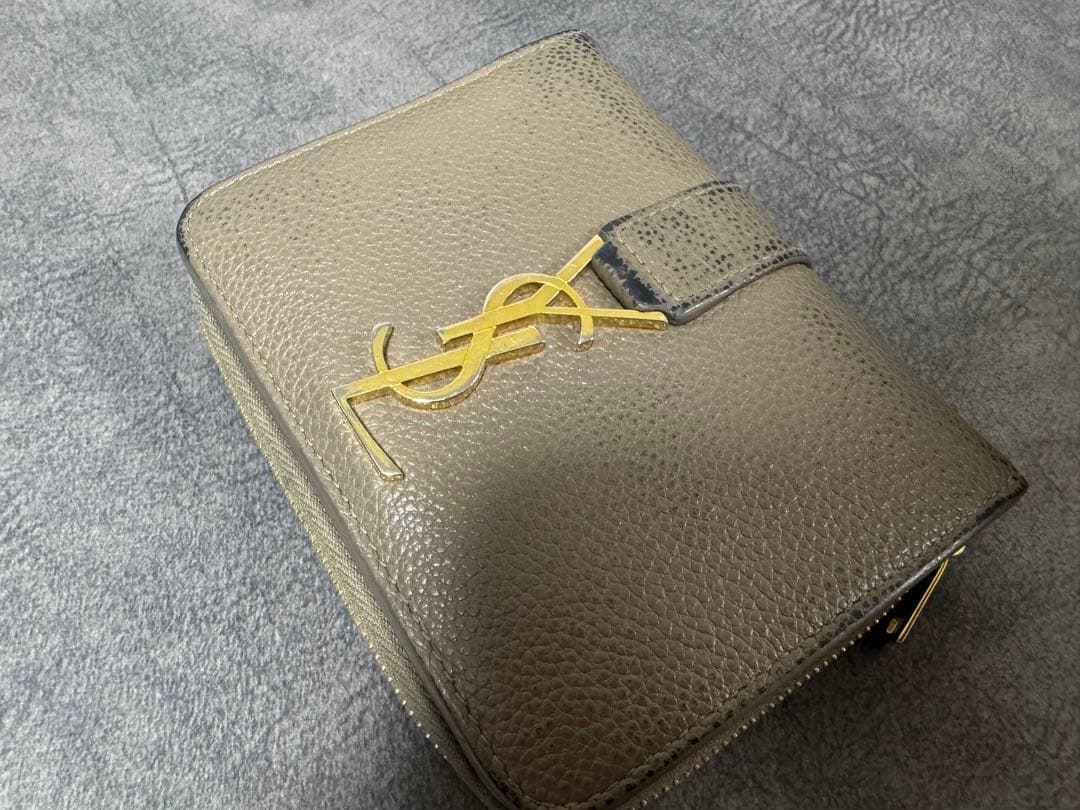 s*a様 SAINT LAURENT 二つ折り財布 グレー