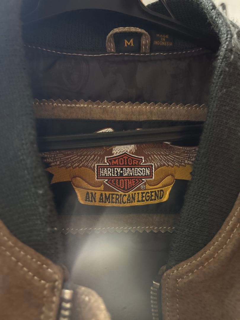 Harley Davidson ボンバージャケット ブラウン