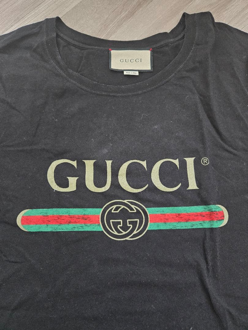 GUCCI ロゴTシャツ ブラック 正規品