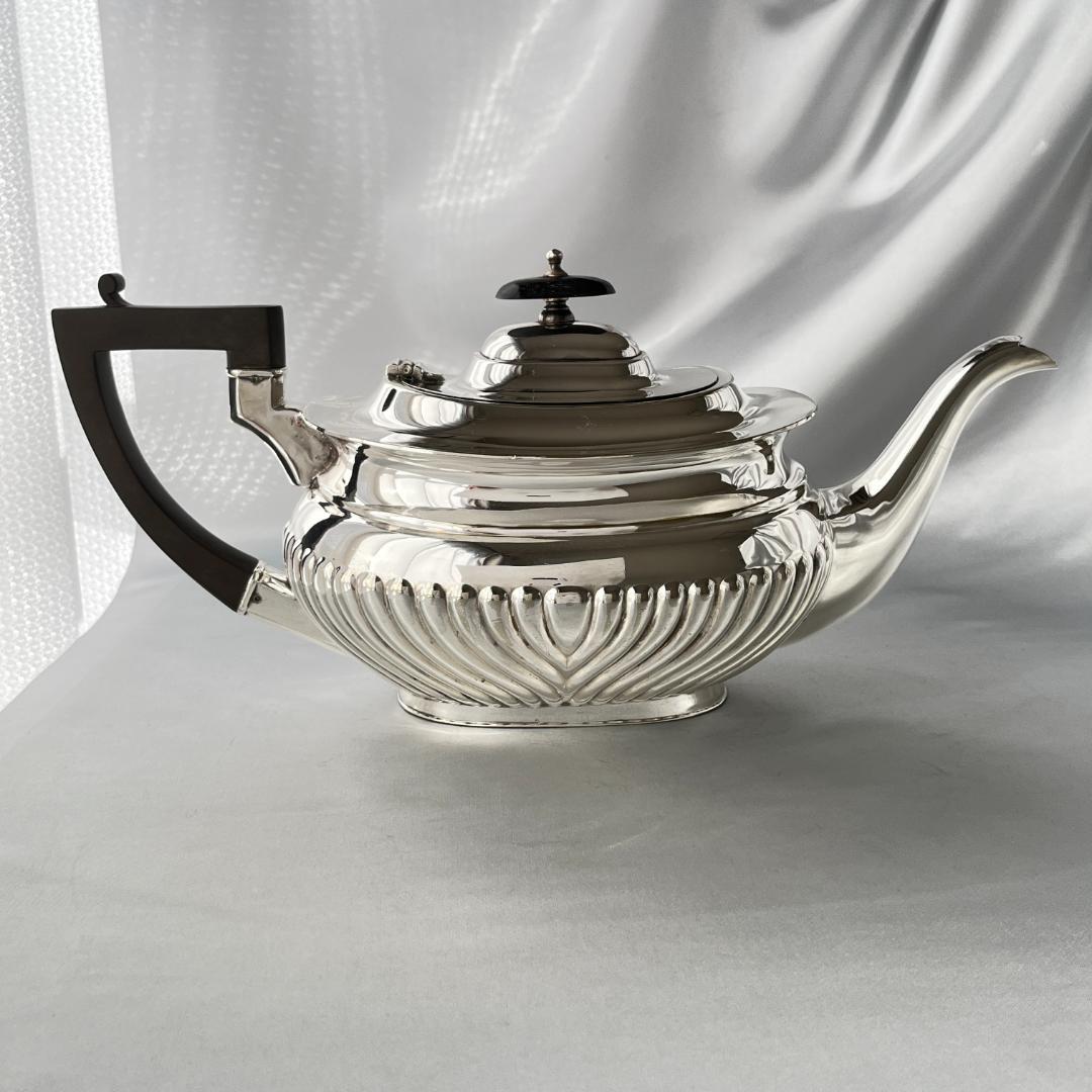 【G W Shirtcliffe & Son】 ハーフリブのティーセット 3点