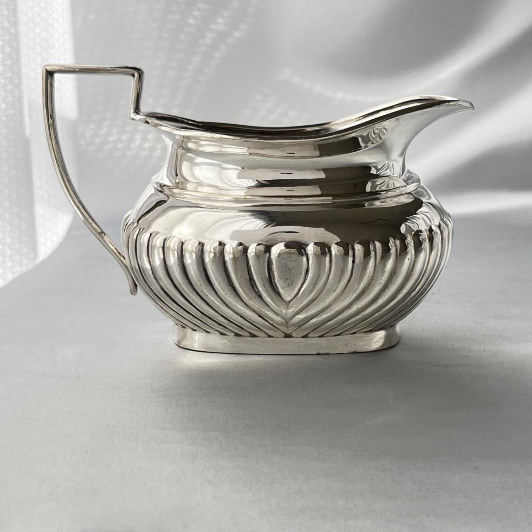 【G W Shirtcliffe & Son】 ハーフリブのティーセット 3点