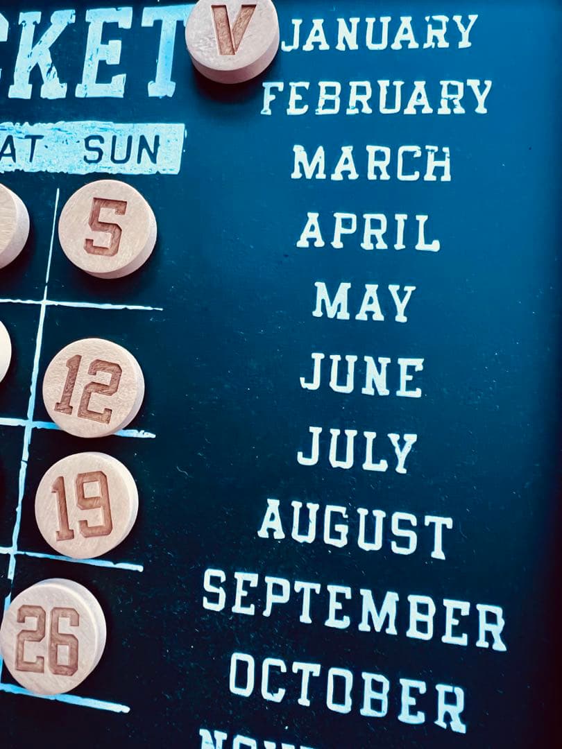 VAN JACkET限定品、万年カレンダーマグネット式