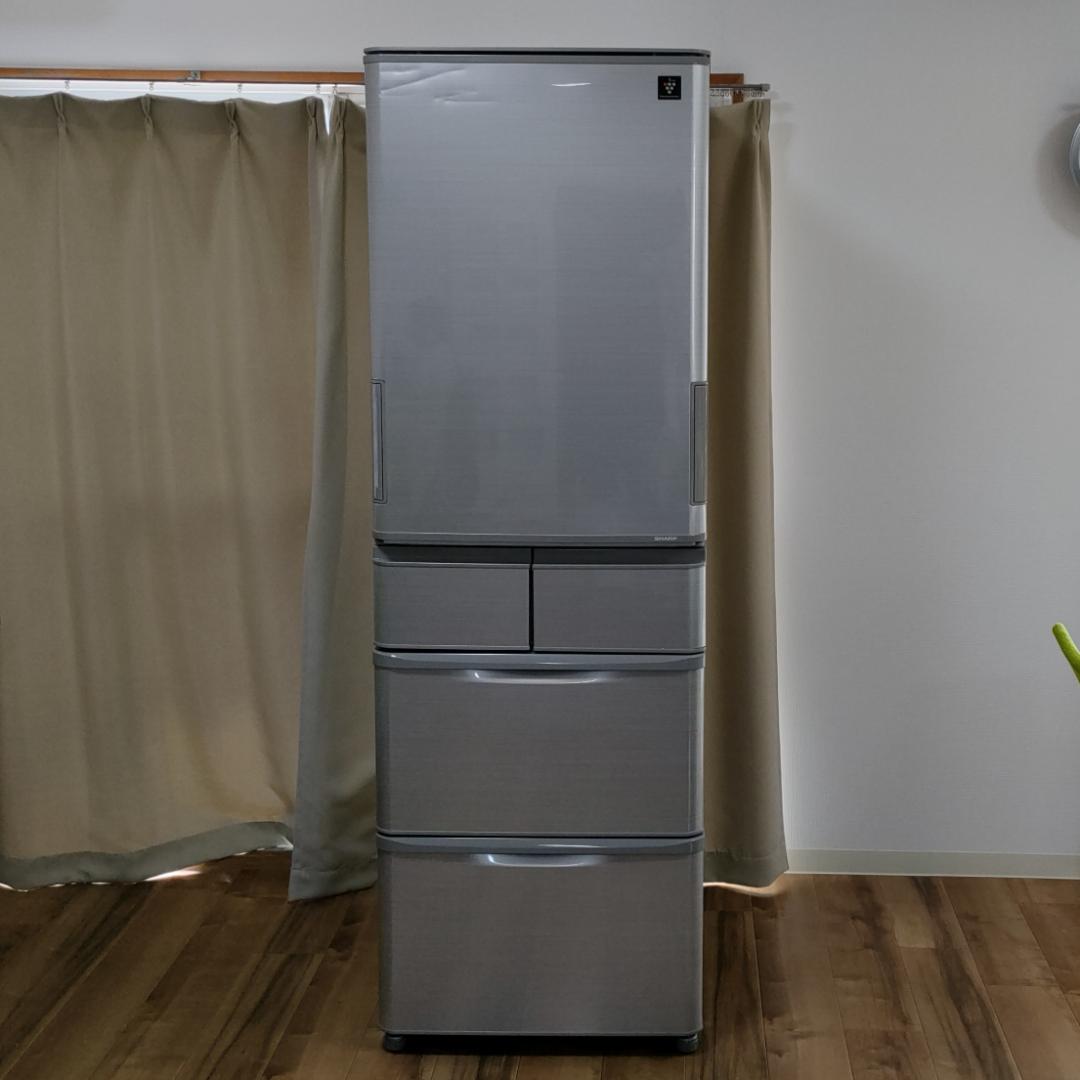 SHARP シャープ プラズマクラスター 冷蔵庫 412L SJ-W412F-S
