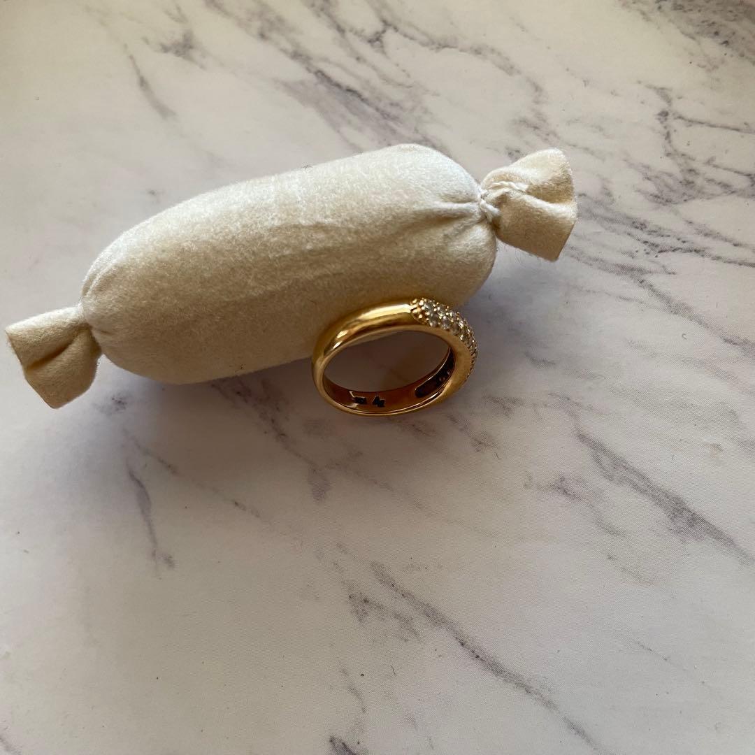 Ponte Vecchio K18YG ダイヤモンドリング ポンテヴェキオ