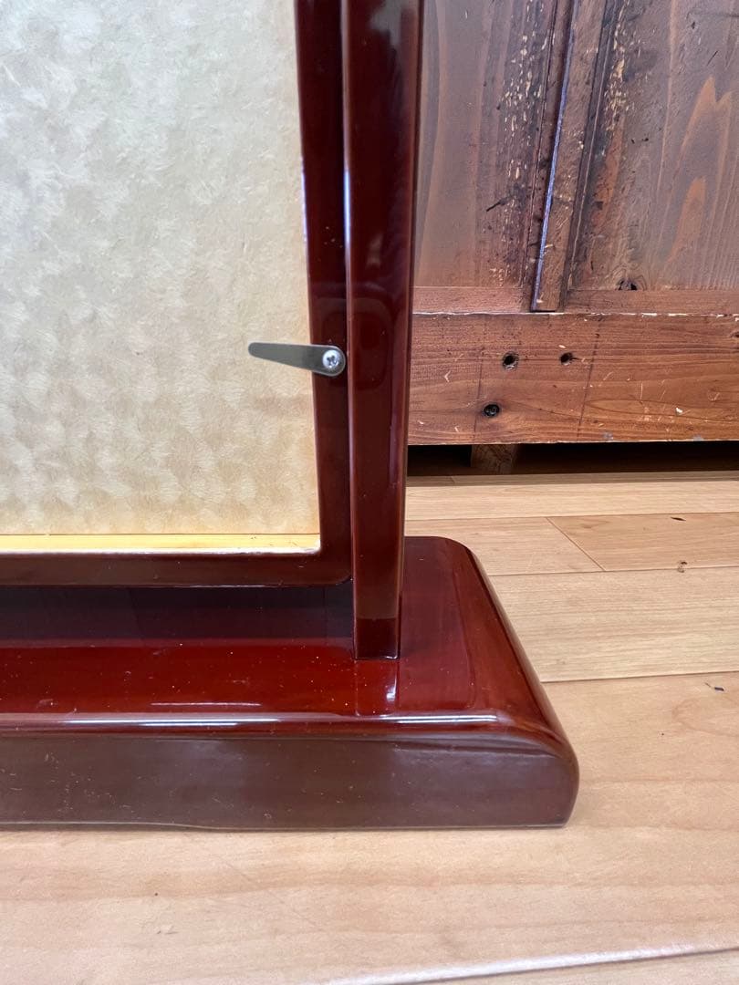 うるし塗り衝立　帯飾り　アート作品向け