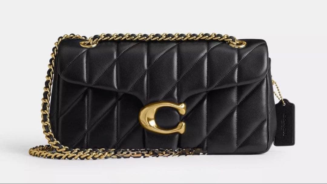 新品coach タビー ショルダー バッグ キルティング　CP150