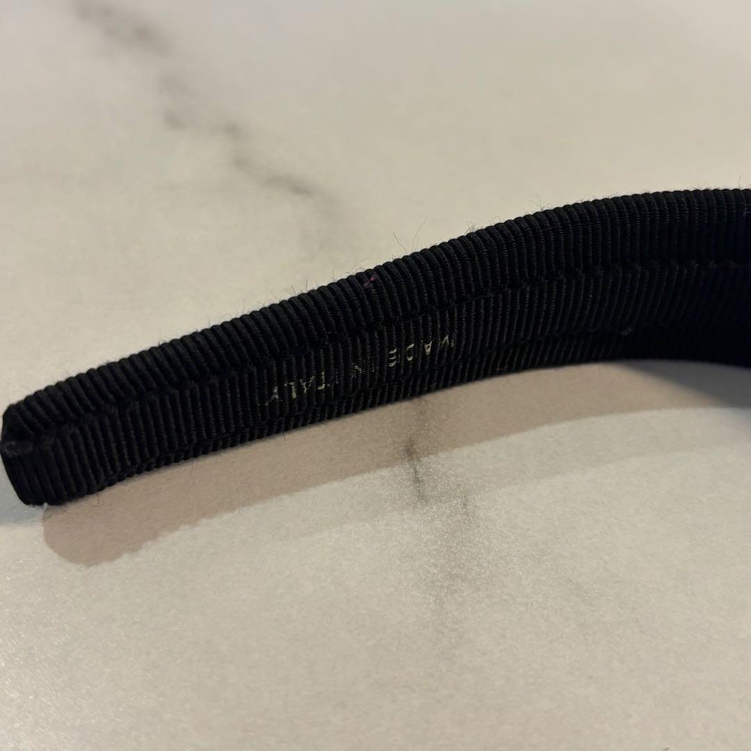 フェラガモ Ferragamo クリスタル ブラック カチューシャ