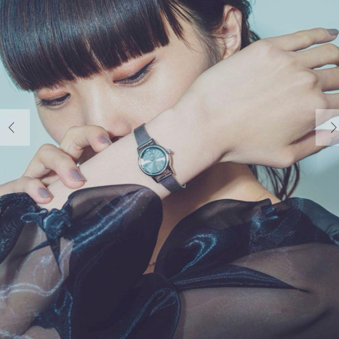 極美品✨ete エテ ダイヤモンド ソーラーウォッチ メッシュベルト 腕時計