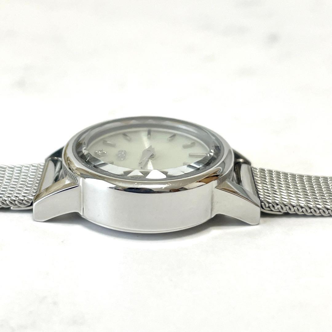 極美品✨ete エテ ダイヤモンド ソーラーウォッチ メッシュベルト 腕時計