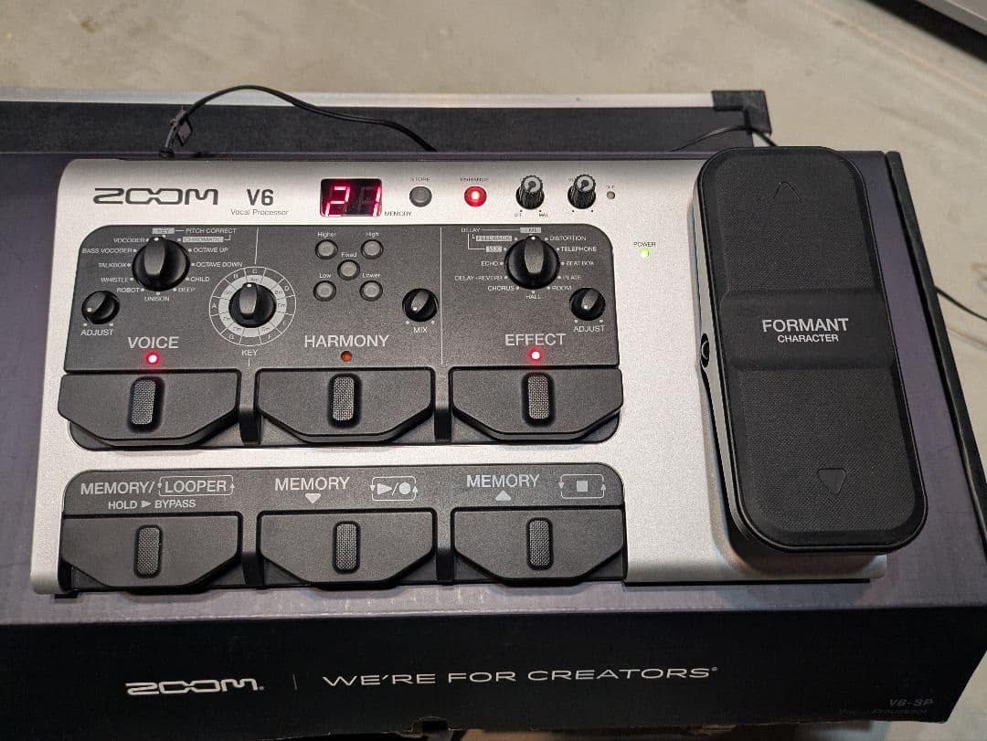 ZOOM V6-SP ヴォーカルプロセッサー