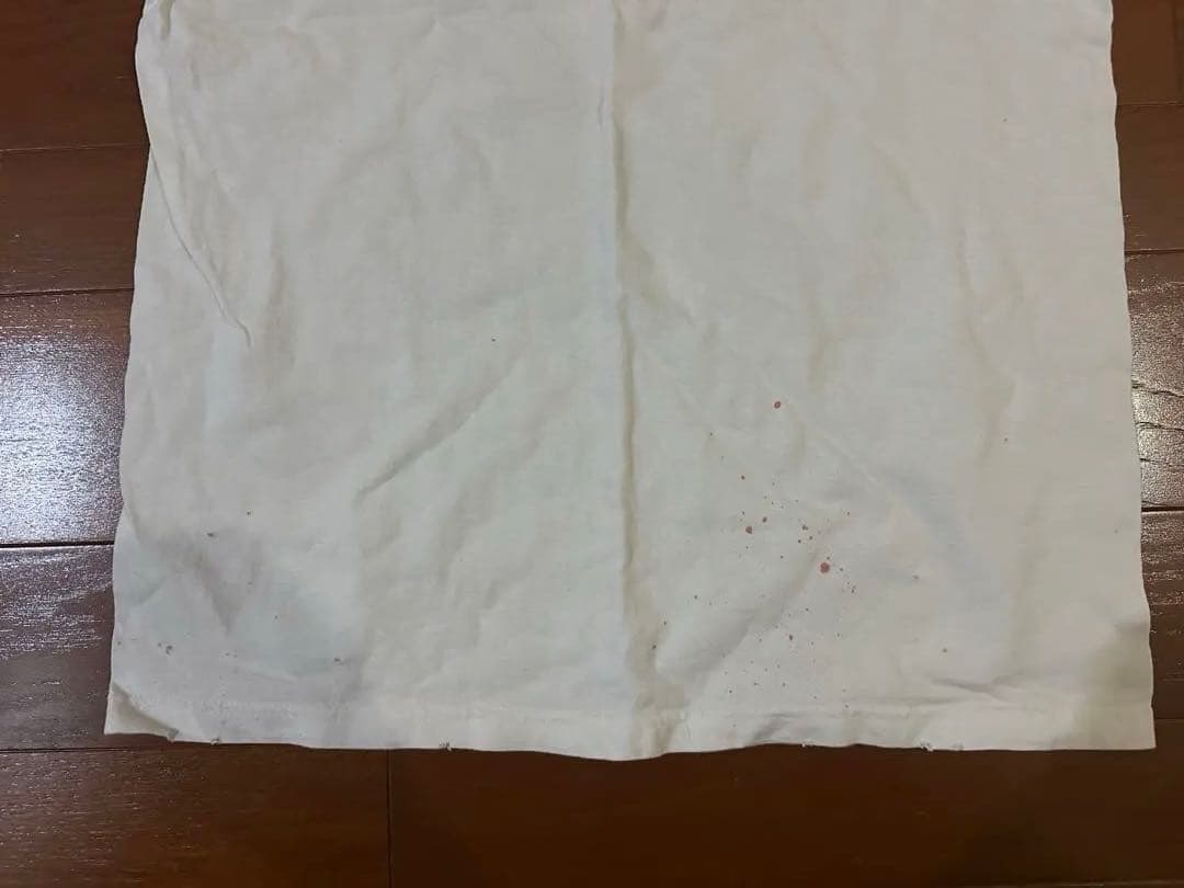 ソロイスト　ハンドメイド　太宰治ペンキTシャツ　サイズM