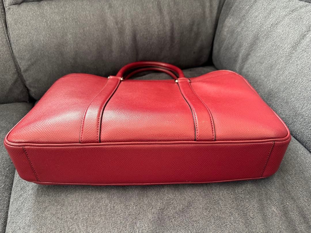 美品 COACH ビジネスバッグ 鞄 メトロポリタン ワークバッグレッド