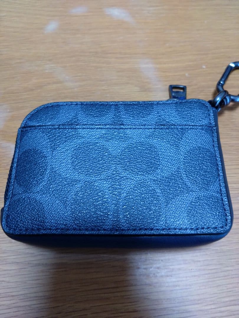 サ*ヨ様 【入手困難/レアカラー/美品】COACH デニムブルー キーケース