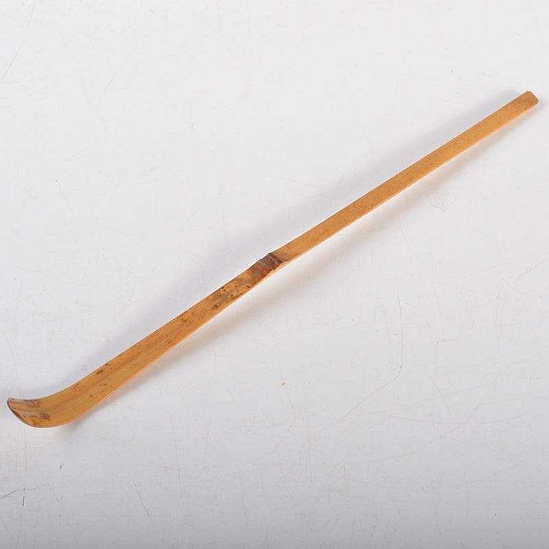 茶道具　宗春作　茶杓　銘「吉祥」　紫野　細合喝堂書付　共筒共箱　Ｃ　6248