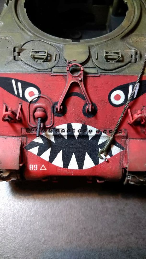 M4EG8 シャーマン戦車 1/35 スケール　朝鮮戦争仕様