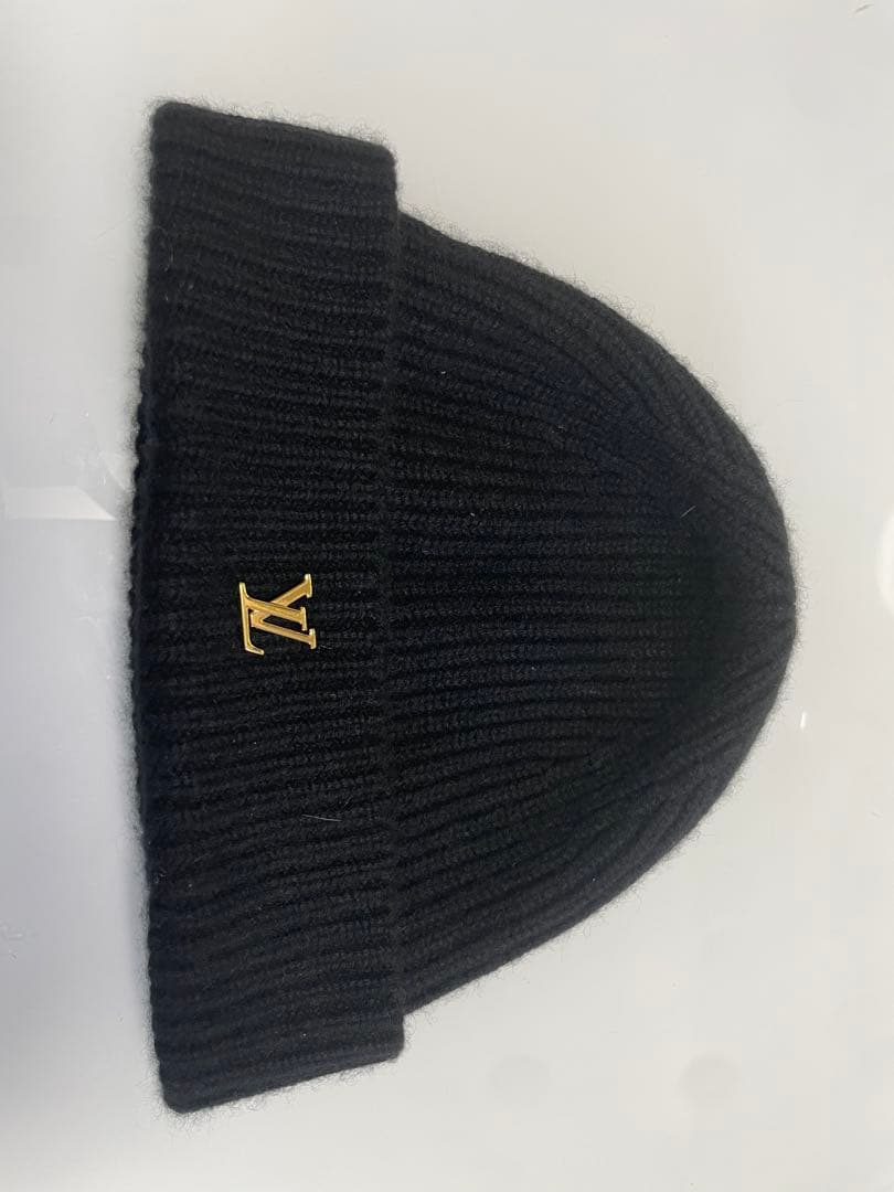 Louis Vuitton 黒 ニット帽