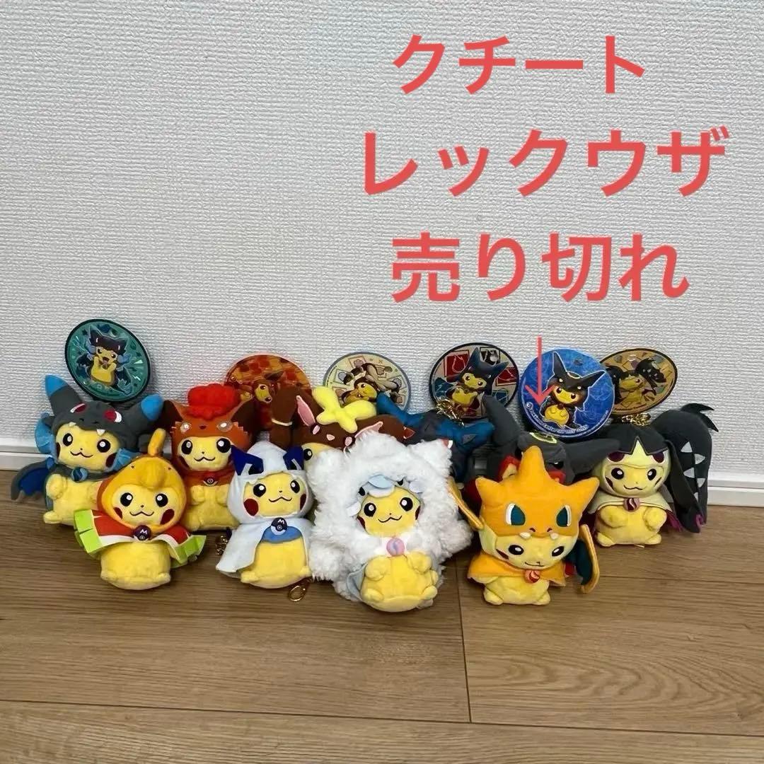 ポケモンセンター メガポンチョを着たピカチュウ マスコット ぬいぐるみ