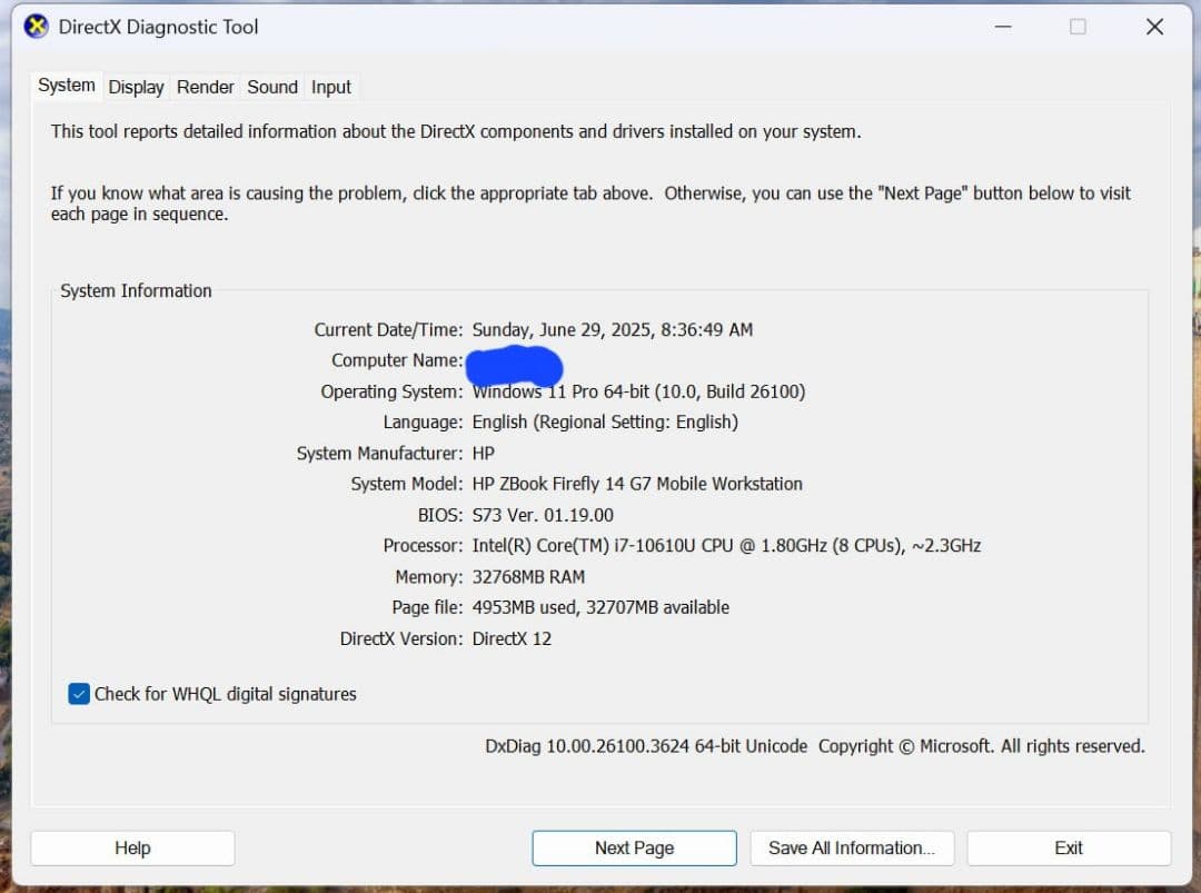 Windowsノート本体 HP ZBook Firefly 14 G7 Mobie Workstation