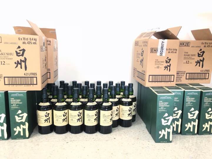 【白州12　6本】サントリー白州　12年　シングルモルト　700ml　箱あり