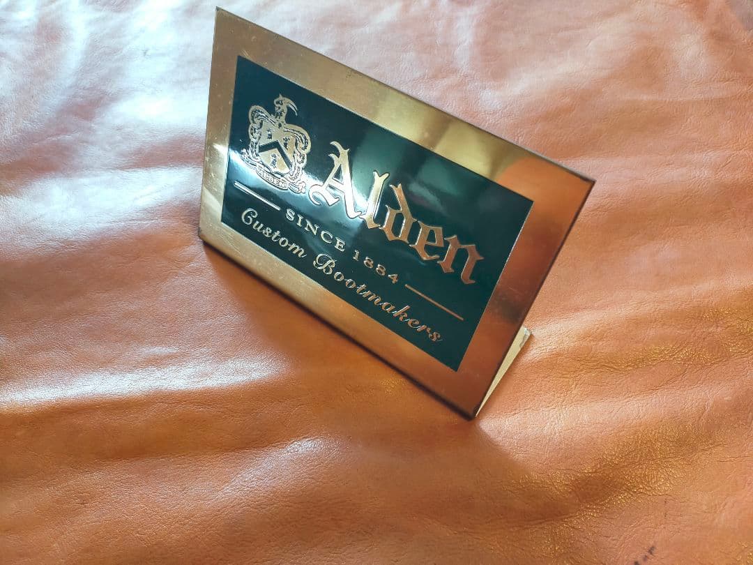 非売品　ALDEN　オールデン　金属製プレート