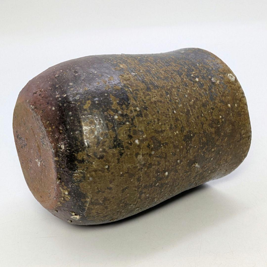 人間国宝 藤原雄 備前焼 掛花入 合箱栞 花器 フラワーベース 花瓶 花生 抹茶