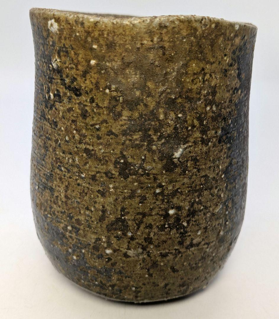 人間国宝 藤原雄 備前焼 掛花入 合箱栞 花器 フラワーベース 花瓶 花生 抹茶