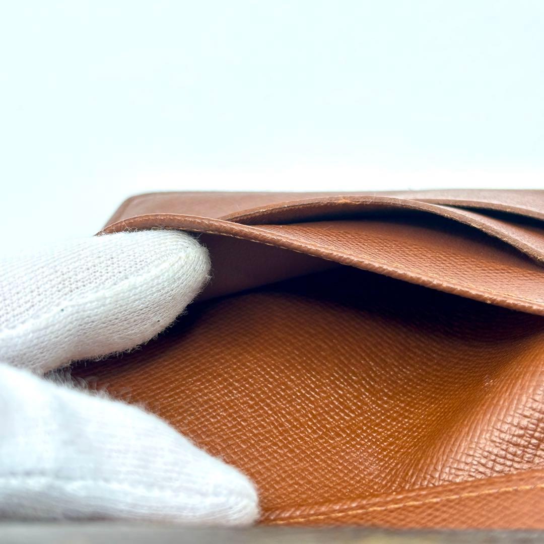 箱袋あり ヴィトン モノグラム 三つ折り財布 ビエカルト クレディ M61652