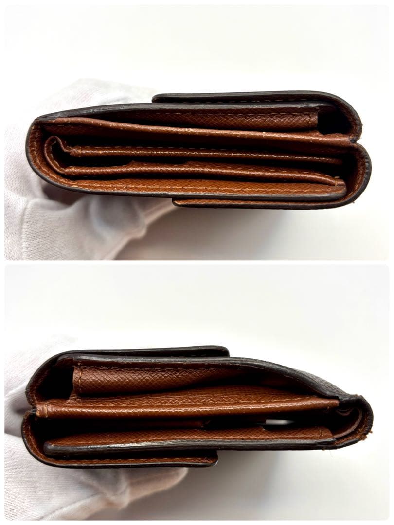 箱袋あり ヴィトン モノグラム 三つ折り財布 ビエカルト クレディ M61652