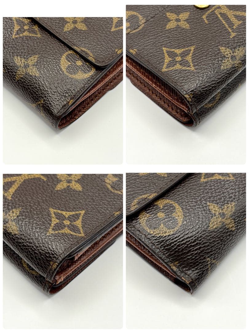 箱袋あり ヴィトン モノグラム 三つ折り財布 ビエカルト クレディ M61652