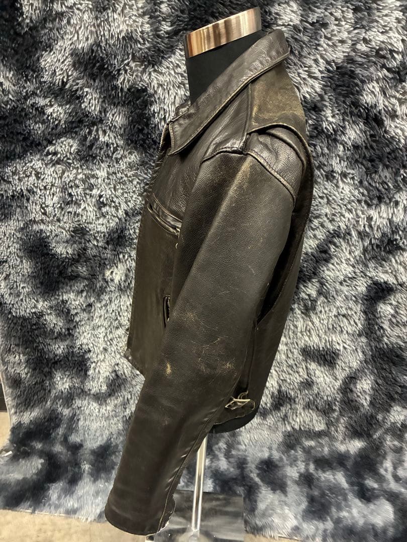 SCHOTT シングルライダースジャケット 38 ボアライナー付き アメリカ製