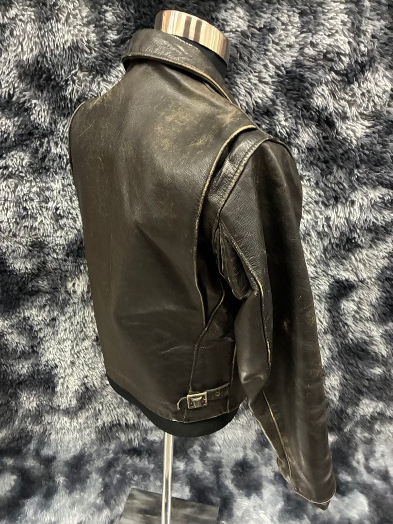 SCHOTT シングルライダースジャケット 38 ボアライナー付き アメリカ製