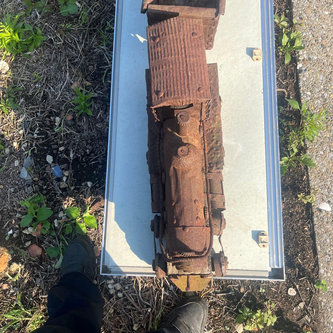 アンティーク　蒸気機関車　炭水車✖️2付　大